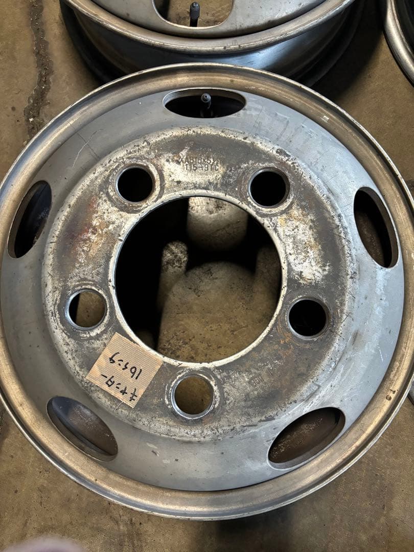 キャンター　16インチ ホィール　6本セット　スタッドレスや用にいかがですか？