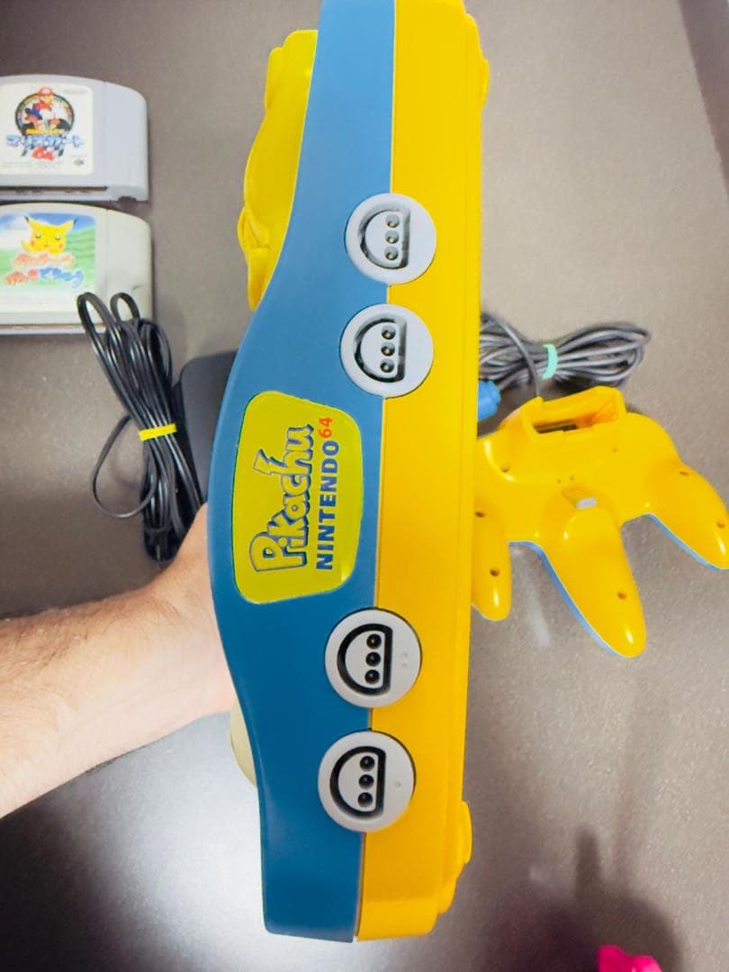 NINTENDO 64 PIKACHU ブルー ピカチュウ バージョン