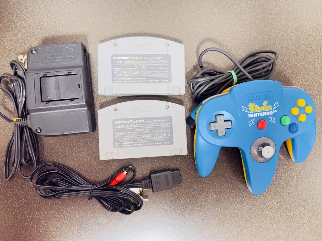 NINTENDO 64 PIKACHU ブルー ピカチュウ バージョン