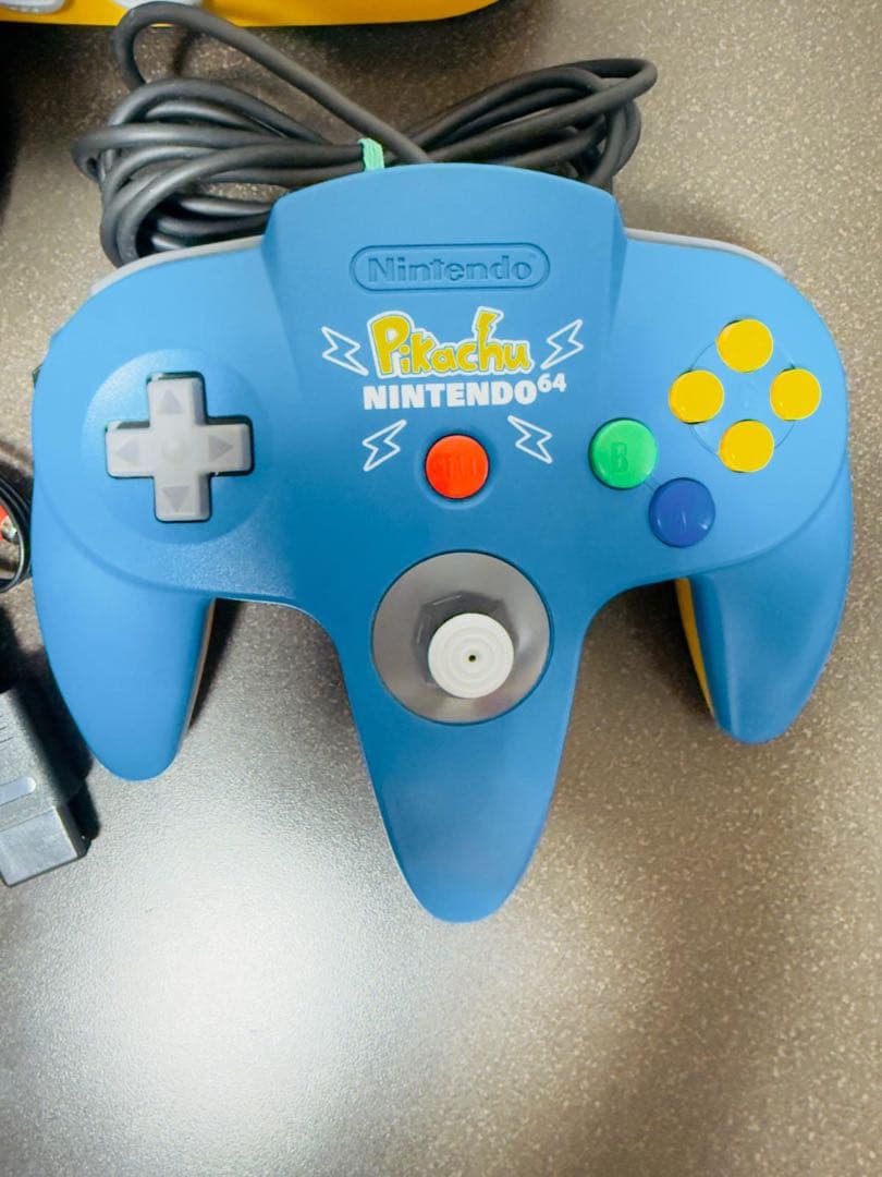 NINTENDO 64 PIKACHU ブルー ピカチュウ バージョン