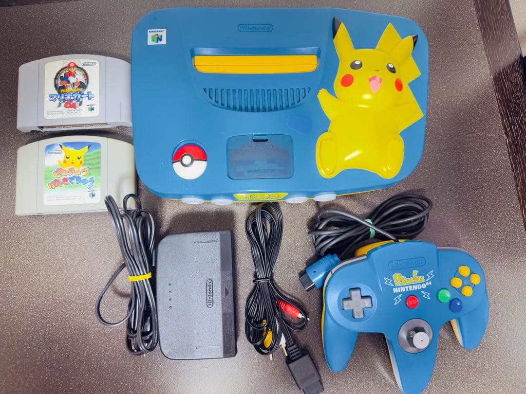 NINTENDO 64 PIKACHU ブルー ピカチュウ バージョン