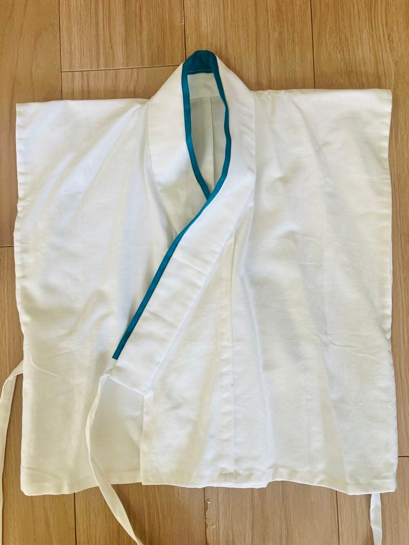 七五三着物水色と青緑の袴セット