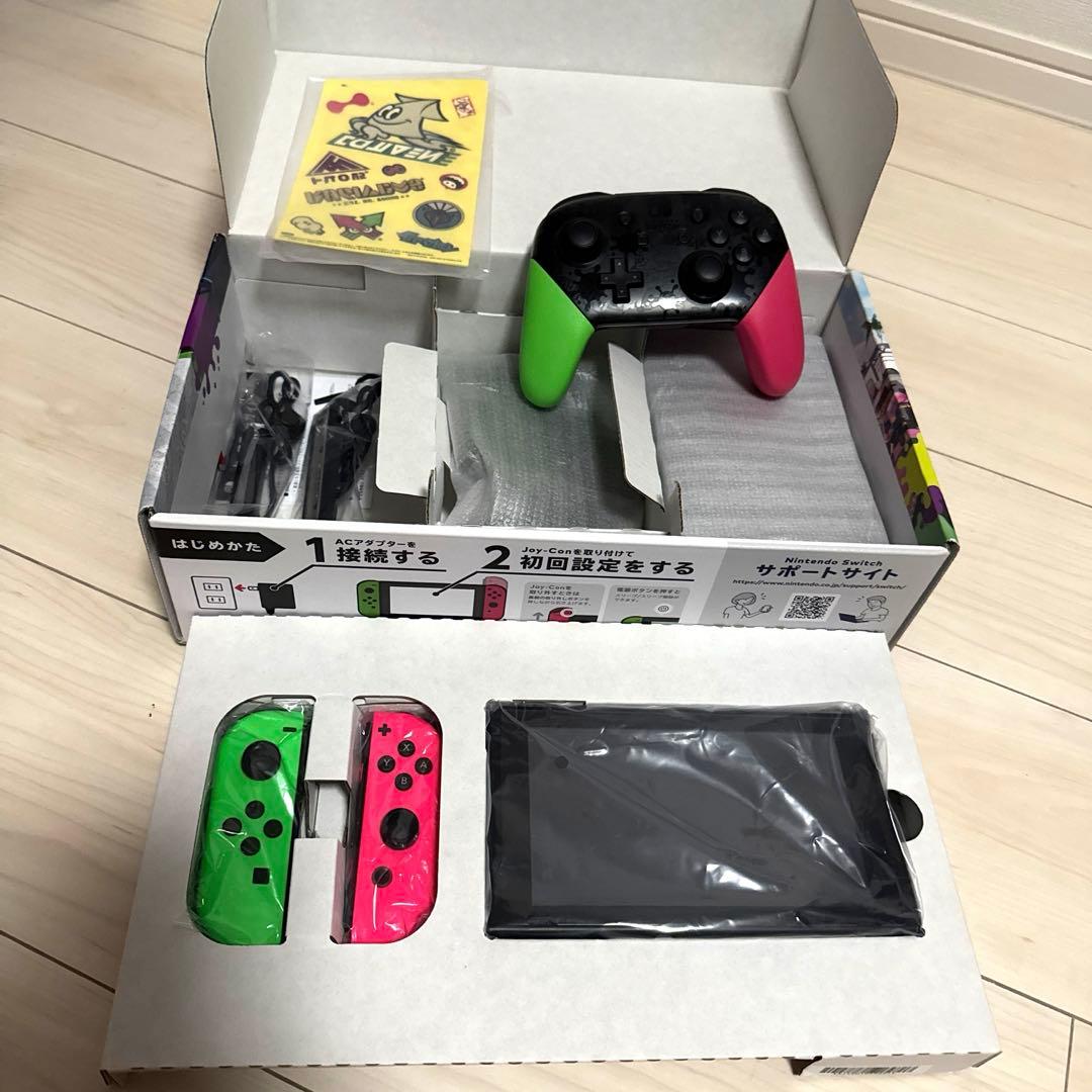 Nintendo Switch Splatoon2同梱版 プロコンセット