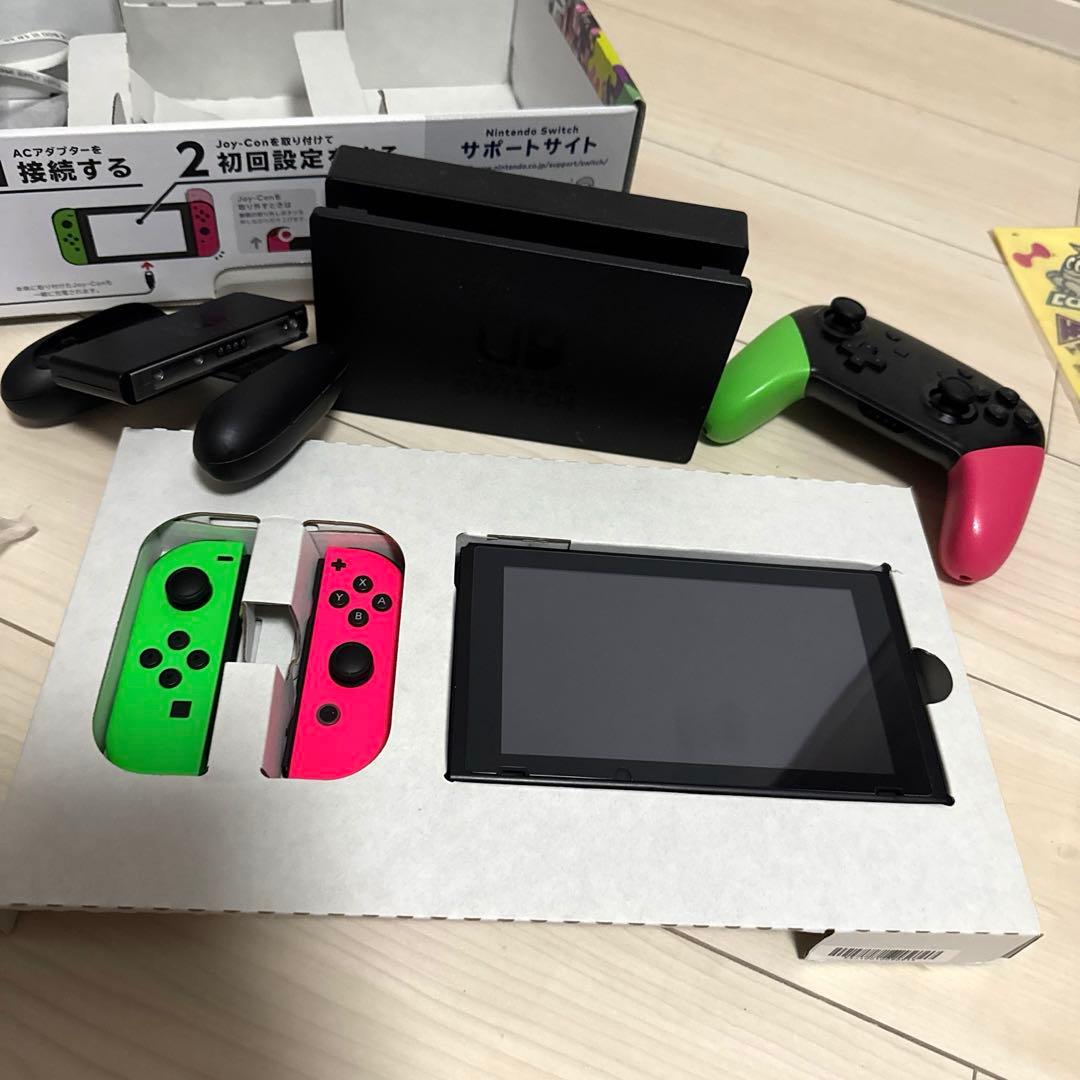 Nintendo Switch Splatoon2同梱版 プロコンセット