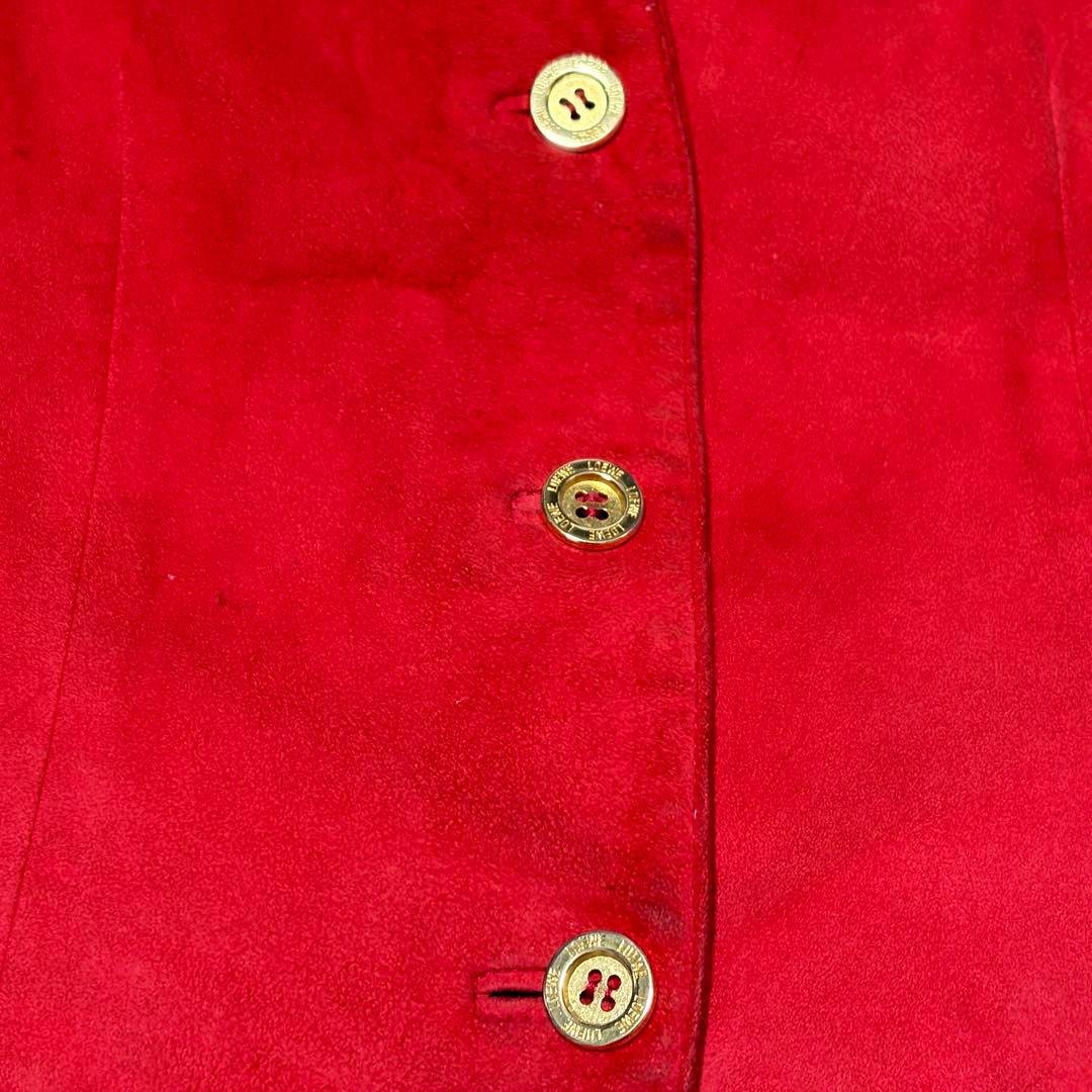 LOEWE ロエベ スエード ベスト 42