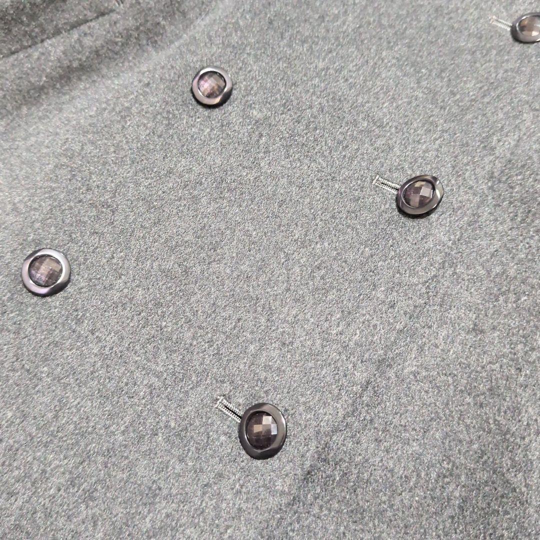 オースチンリード カシミヤ100 フォックスファー ロングコート ダブル ベルト