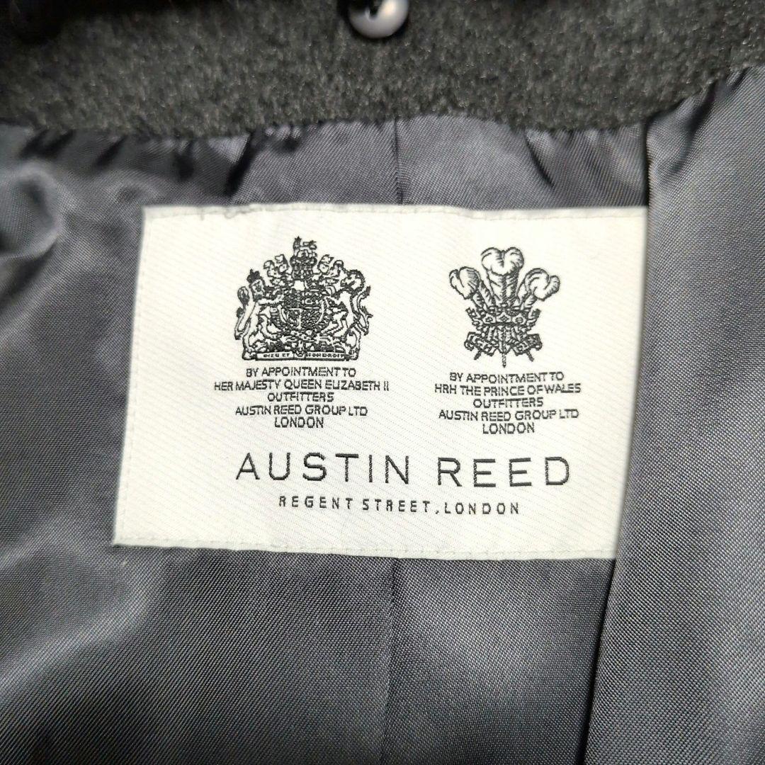 オースチンリード カシミヤ100 フォックスファー ロングコート ダブル ベルト