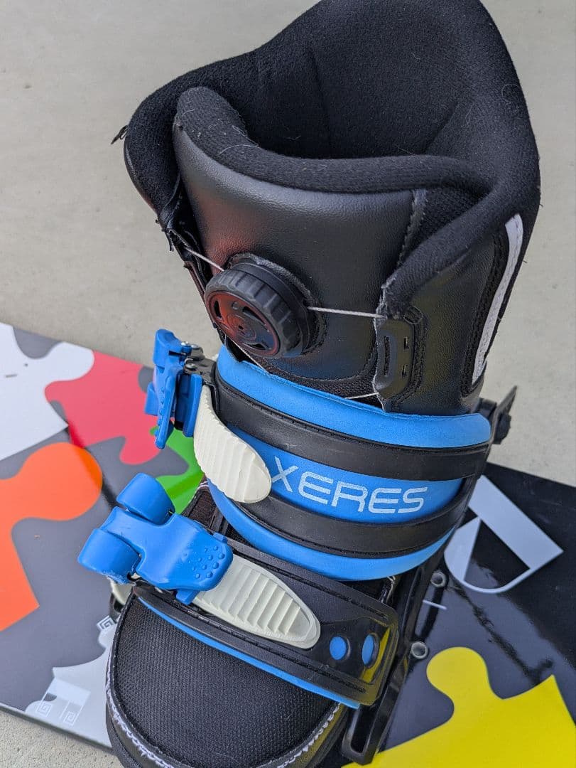 キッズ用 スノボード ブーツビンディング付3点セット 128cm