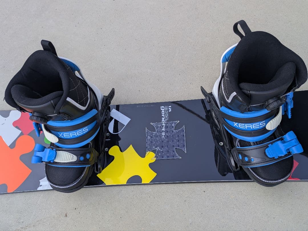 キッズ用 スノボード ブーツビンディング付3点セット 128cm