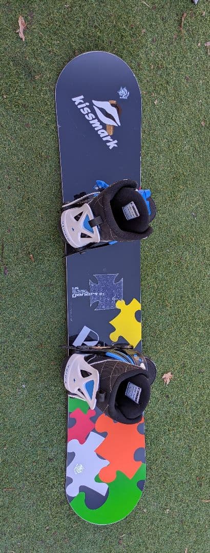 キッズ用 スノボード ブーツビンディング付3点セット 128cm