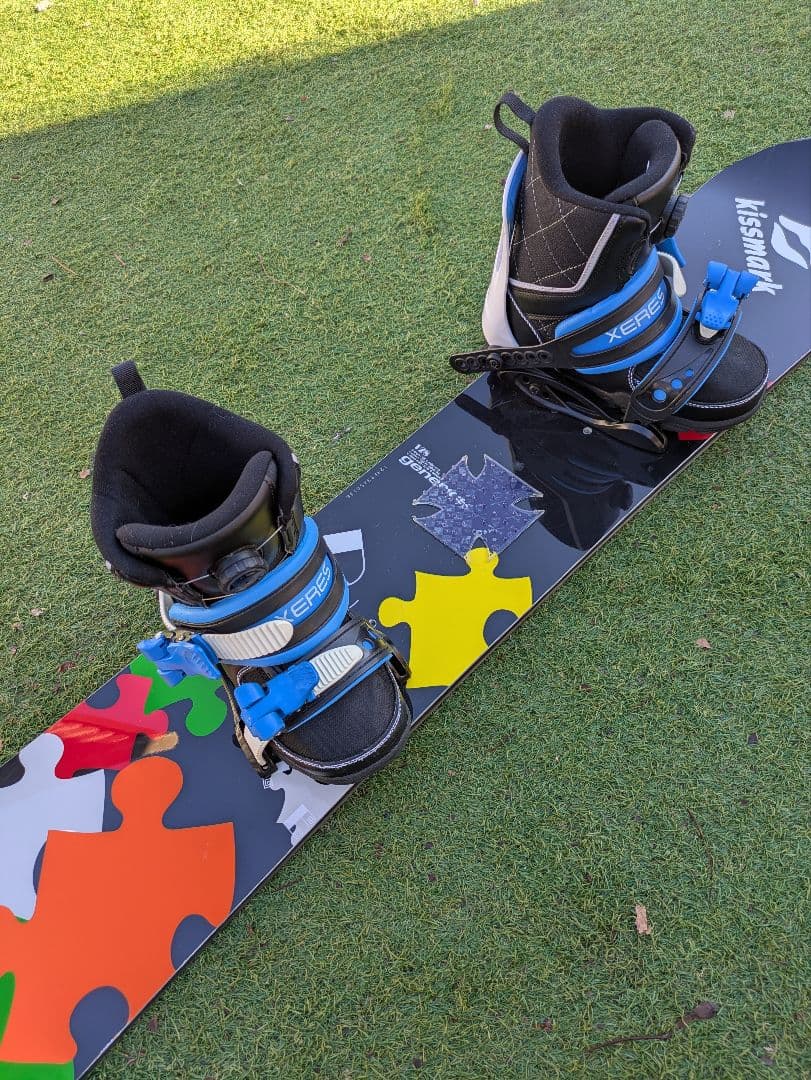 キッズ用 スノボード ブーツビンディング付3点セット 128cm