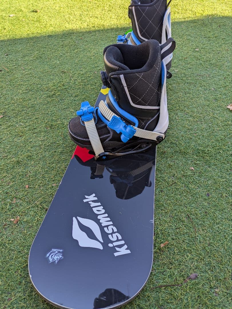 キッズ用 スノボード ブーツビンディング付3点セット 128cm