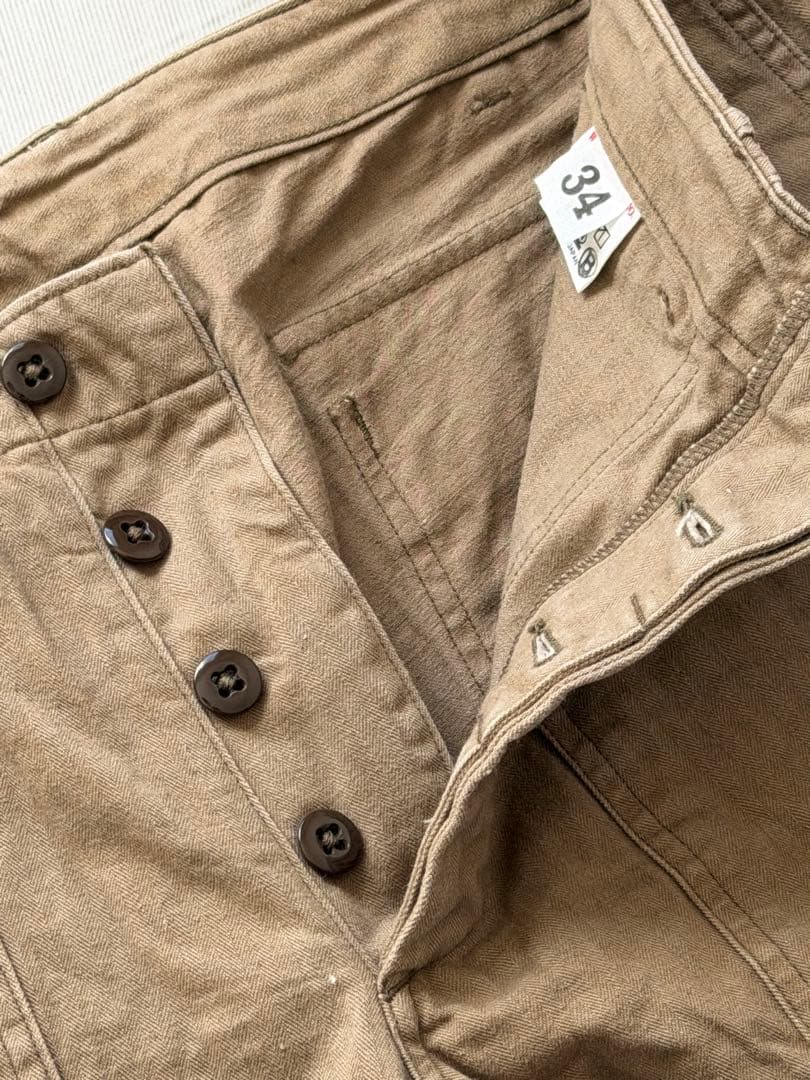 WAREHOUSE Lot 1086 ヘリンボーン　ミリタリーパンツ