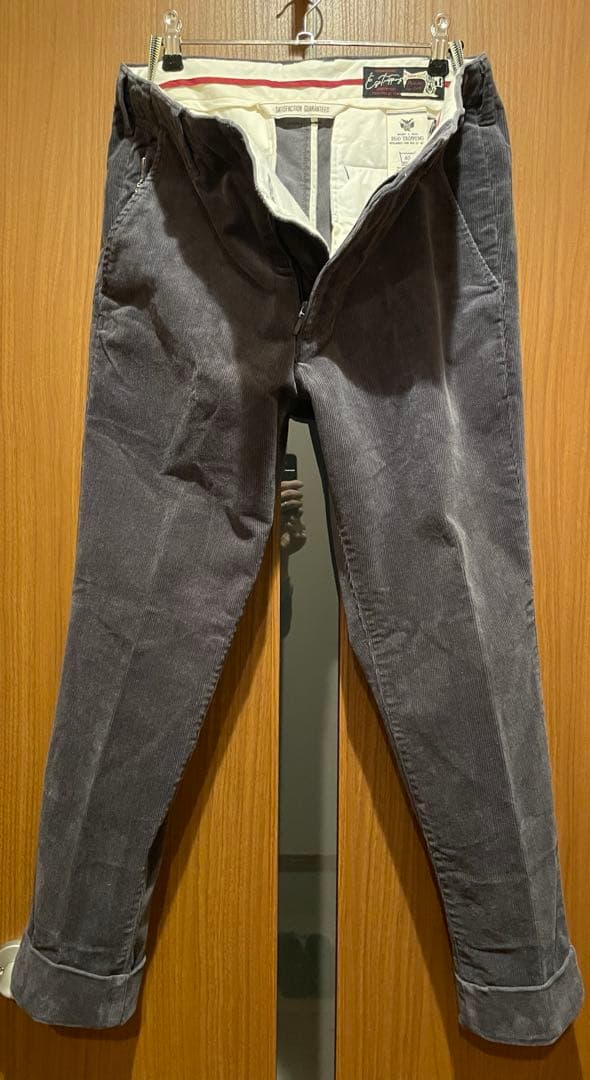 パンツ EGO TRIPPING WIDE FOLDBACK TROUSERS(CH)