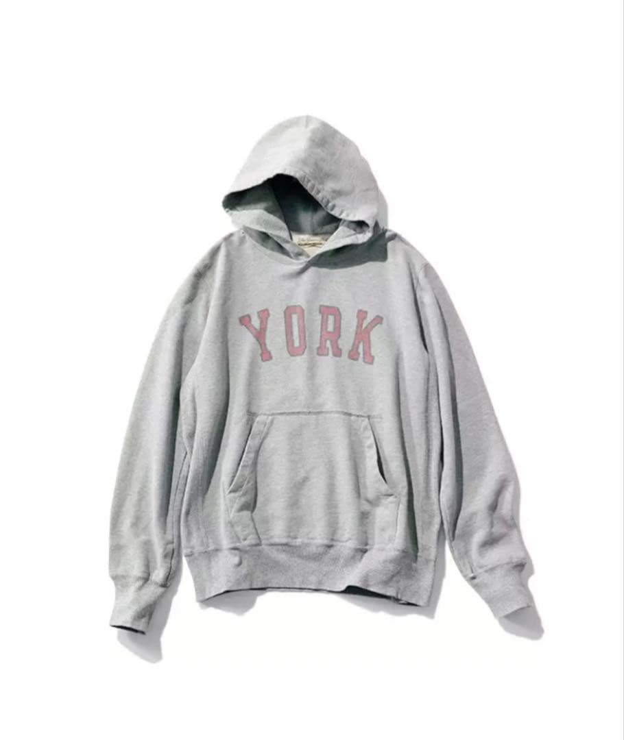 新品 REMI RELIEF レミレリーフ ヴィンテージ加工 洗える裏毛パーカー