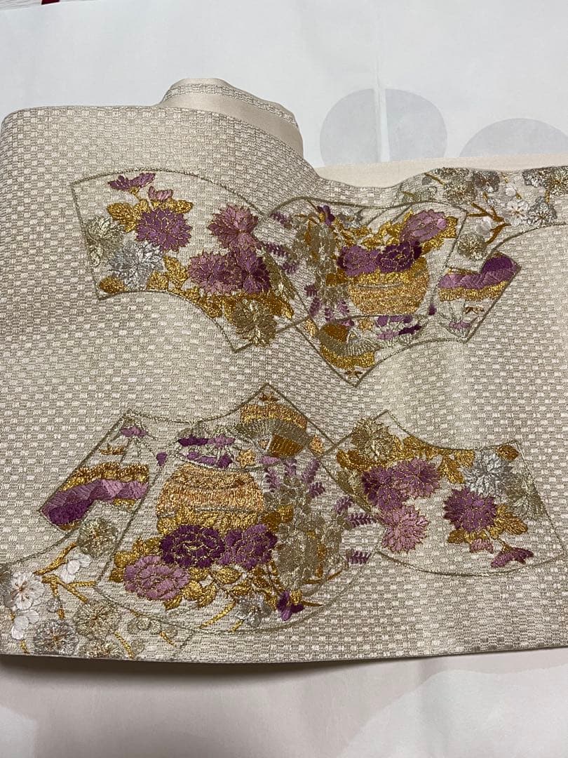 じゅらく 正絹 袋帯 礼装に