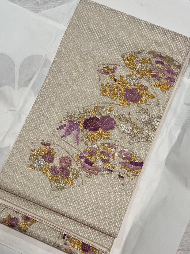 じゅらく 正絹 袋帯 礼装に