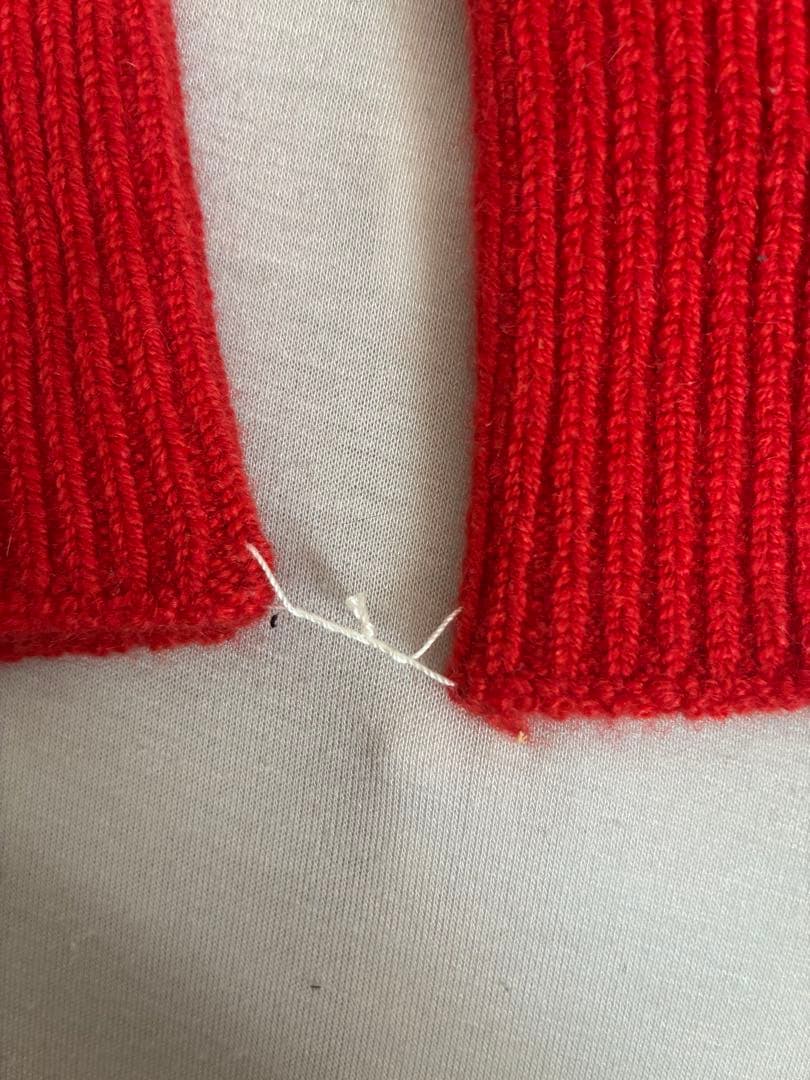 ARTS&SCIENCE 手袋 レッド カシミヤ