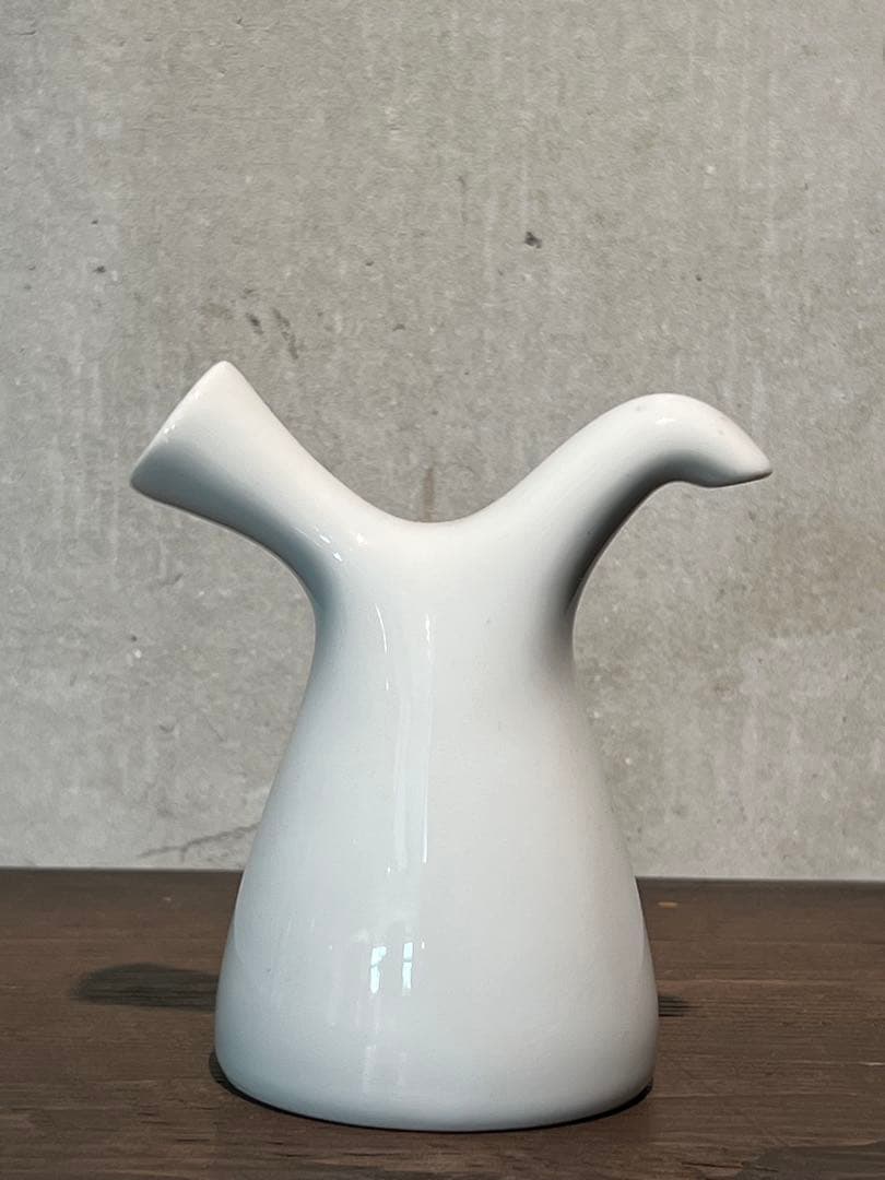 柳宗理 白磁醤油差し・60年代 ジャパニーズモダンヴィンテージ /用の美 民藝
