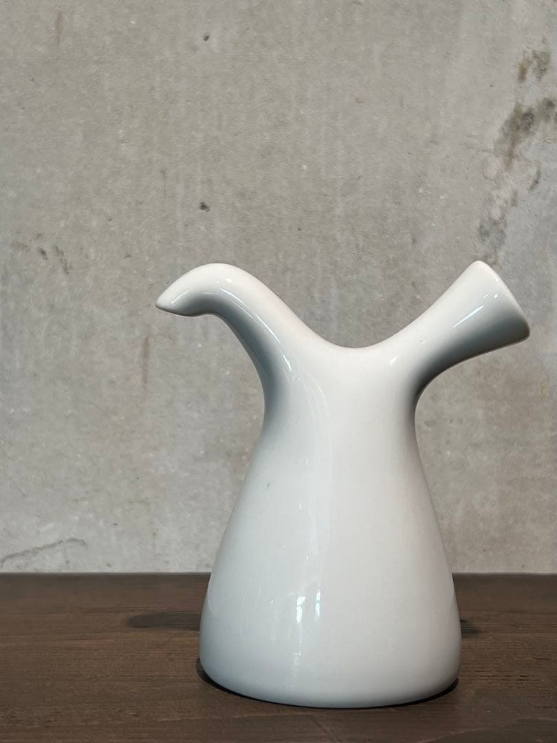 柳宗理 白磁醤油差し・60年代 ジャパニーズモダンヴィンテージ /用の美 民藝