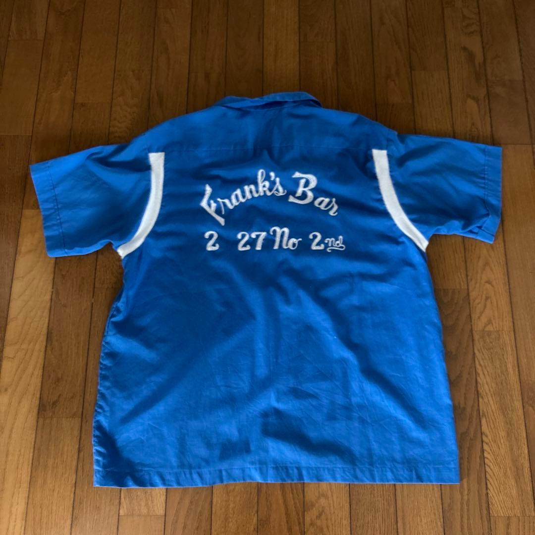 60s70s USA製 NATNAST！ボウリングシャツ