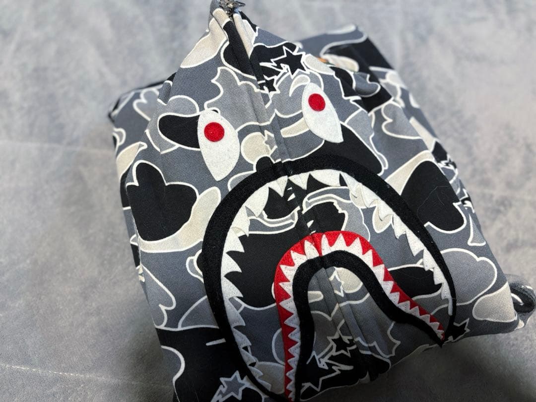 トップス STA CAMO SHARK FULL ZIP HOODIE L