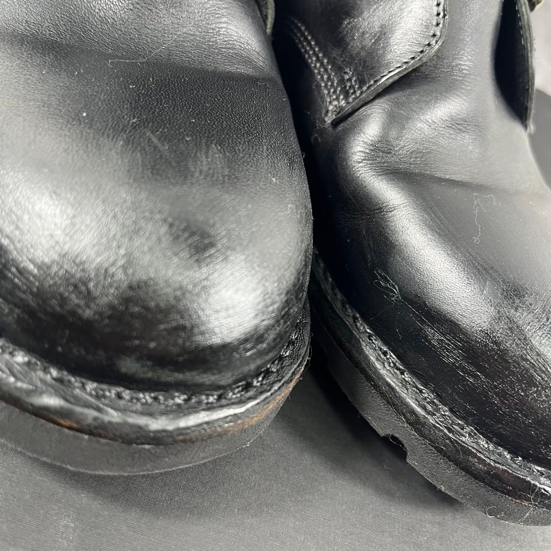 DIESEL BLACK GOLDブラック ワークブーツ ストラップ付き