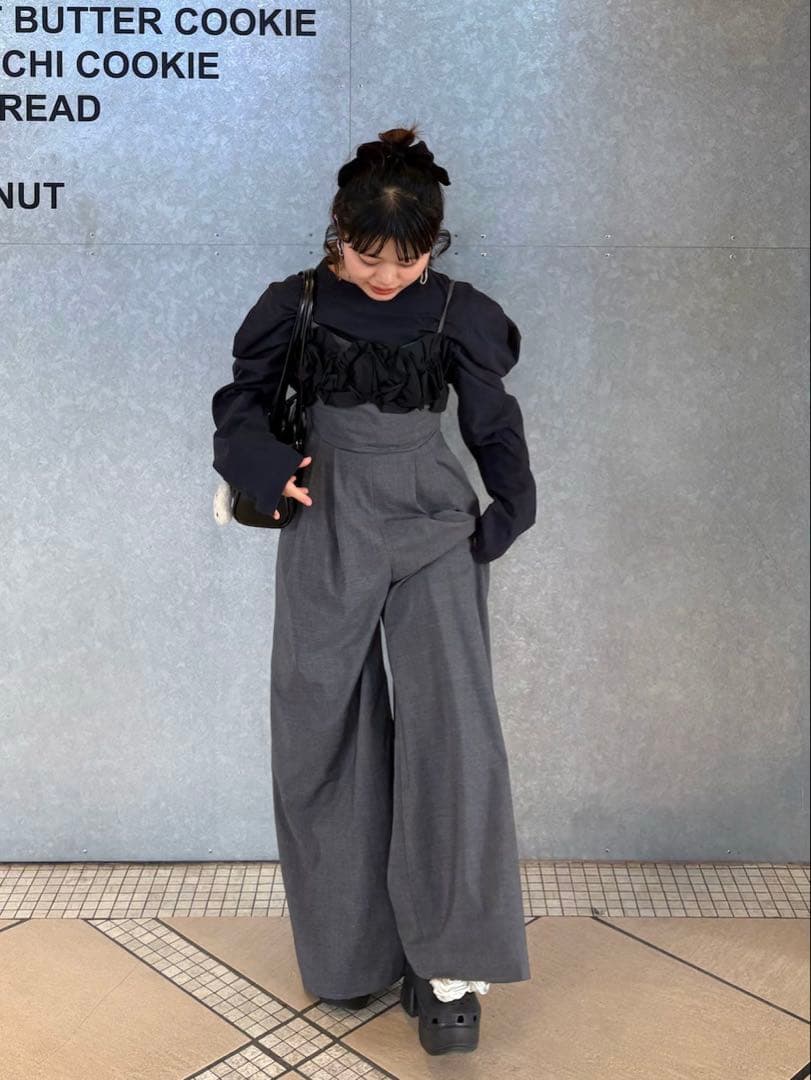 メゾンスペシャル　フラワーモチーフオールインワン　36