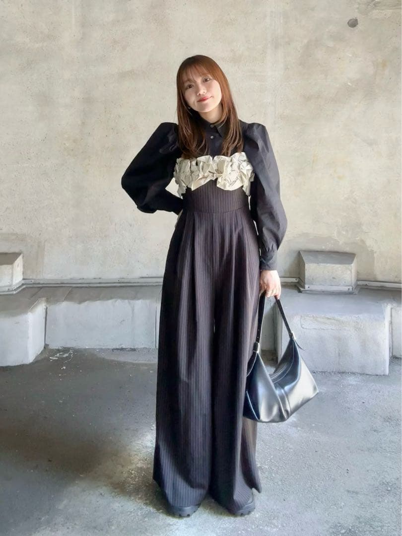 メゾンスペシャル　フラワーモチーフオールインワン　36