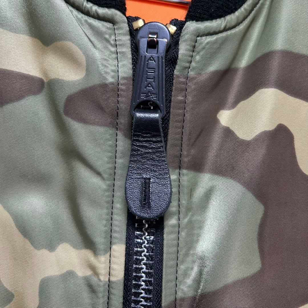 ALPHA MA-1 迷彩 フライトジャケット〔Sサイズ〕