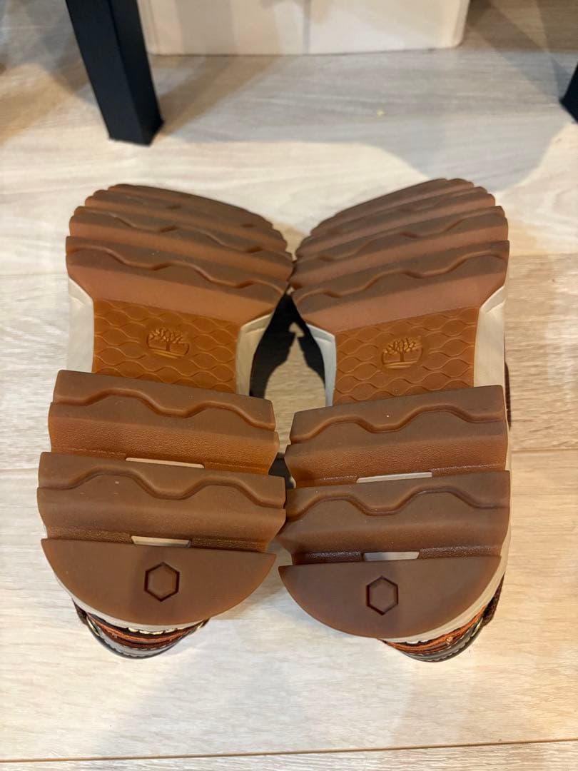 ダークブラウン レザー デッキシューズ