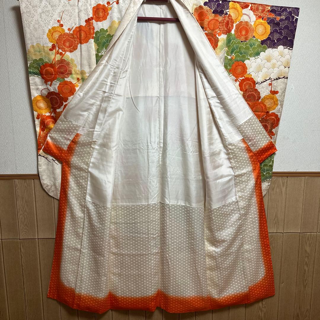正絹振袖　袋帯　長襦袢　小物セット　 18ー9