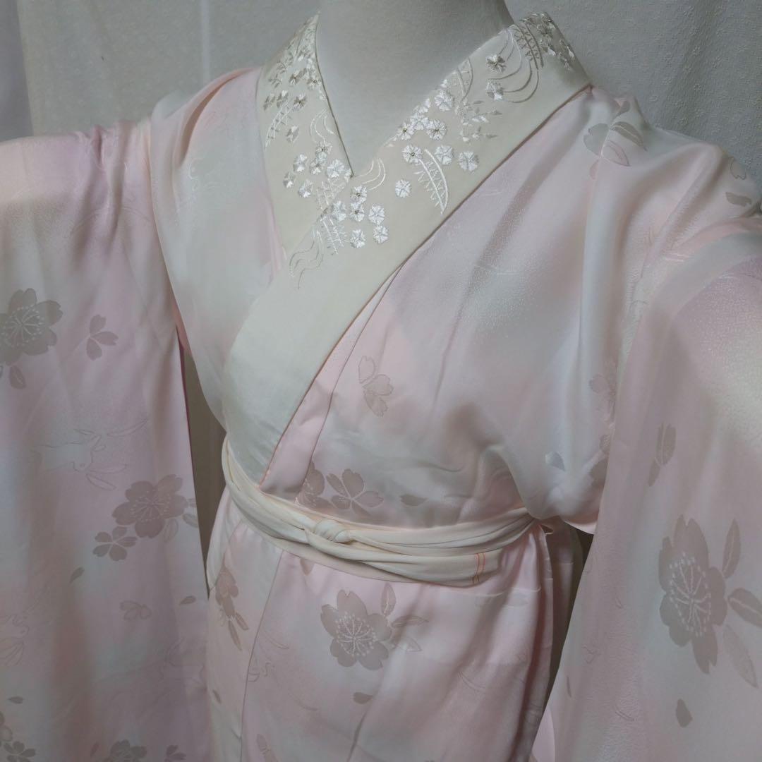 正絹振袖　袋帯　長襦袢　小物セット　 18ー9