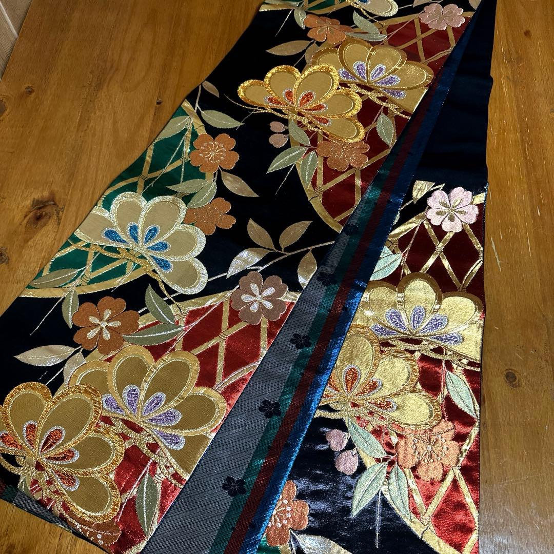 正絹振袖　袋帯　長襦袢　小物セット　 18ー9