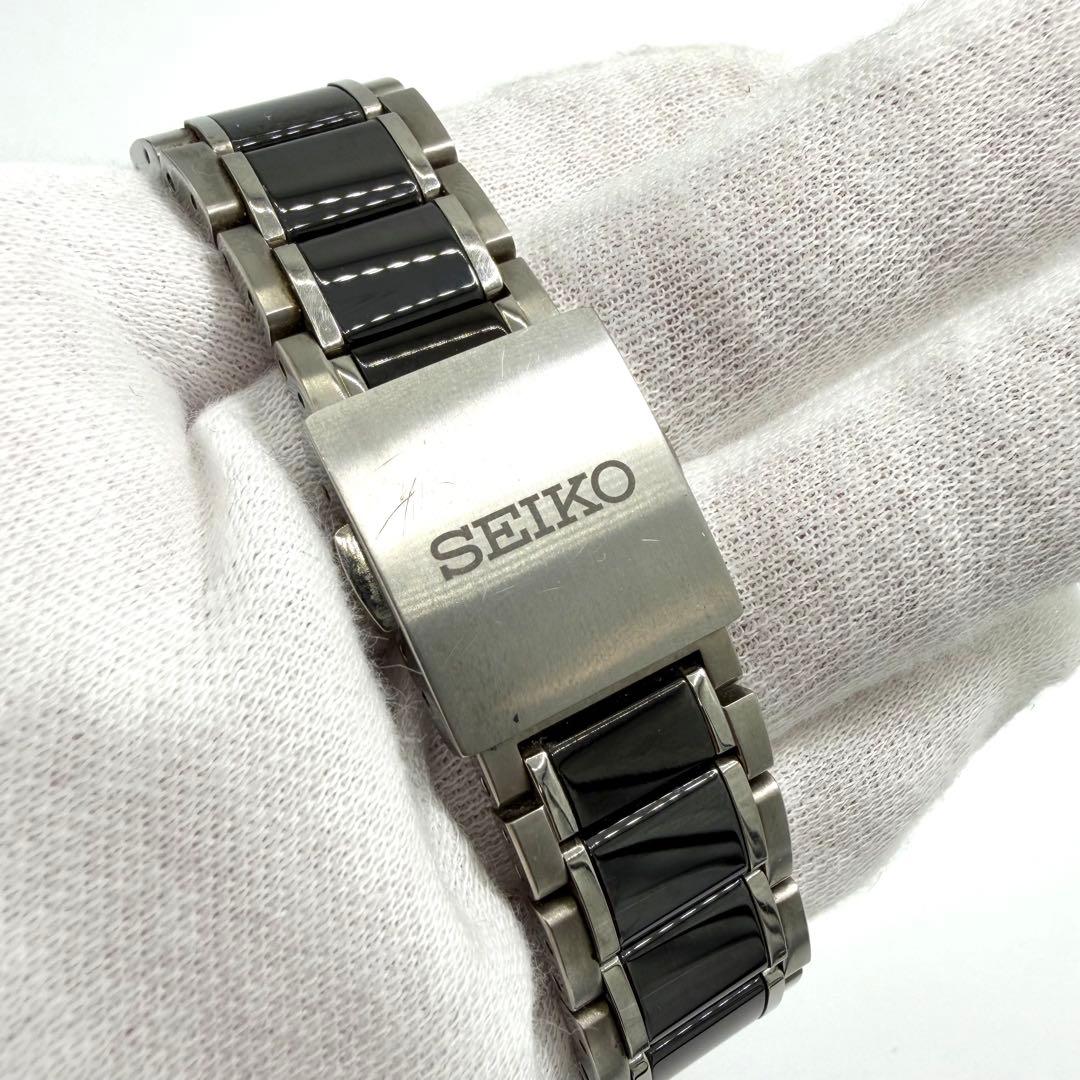 【稼働】SEIKO アストロン GPSソーラー チタニウム　ワールド 余りコマ有