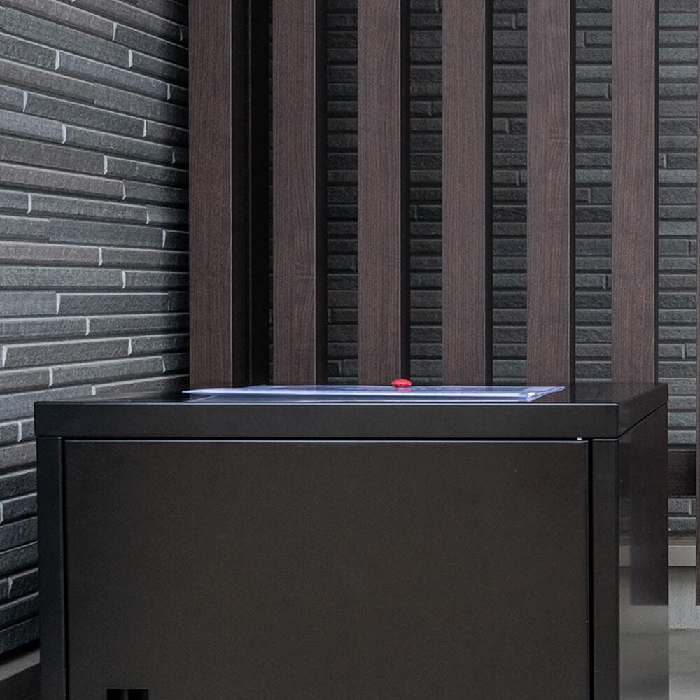 ☆宅配ボックス大容量1ドア　ブラック