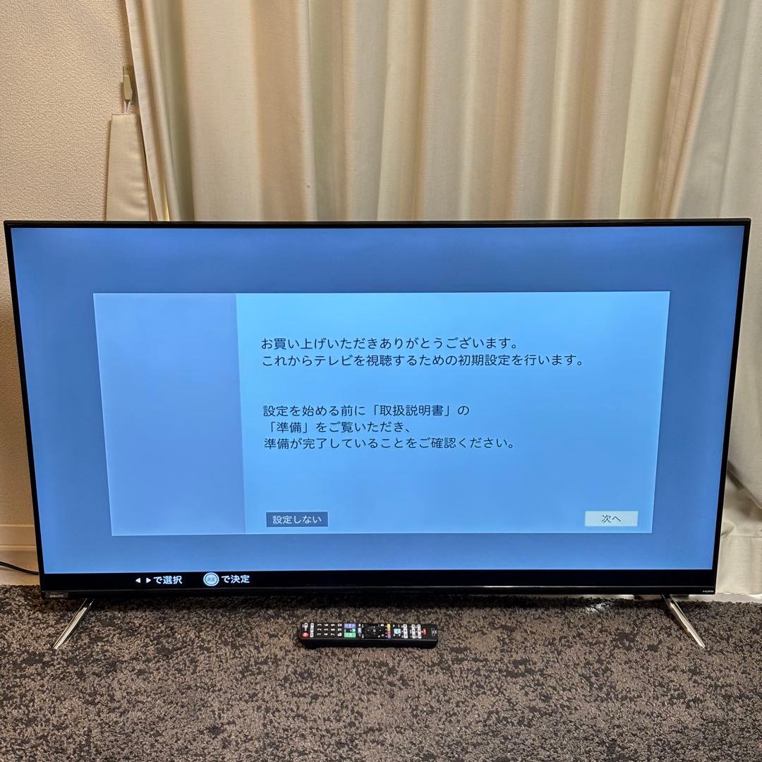 50インチ 4K 液晶テレビ ORION OL50XD100 2020年製　美品