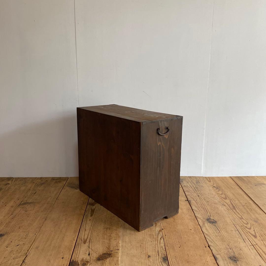 アンティーク 茶箪笥 小箪笥 チェスト 無垢材 z981