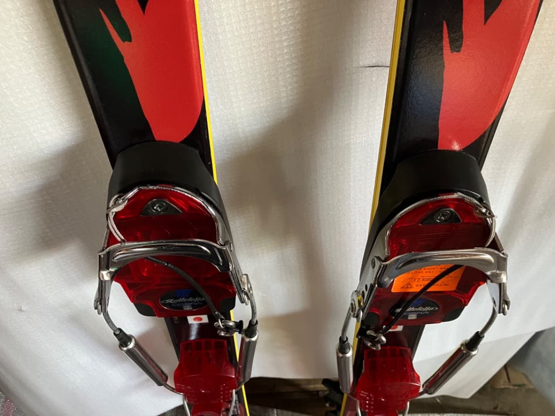 テレマークスキー板　ブルーモリス 八甲田160　ビンディング付き