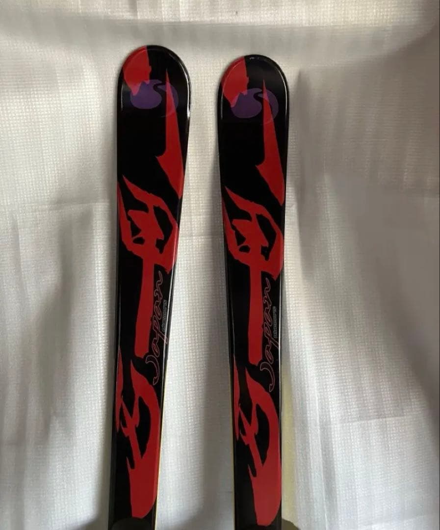 テレマークスキー板　ブルーモリス 八甲田160　ビンディング付き