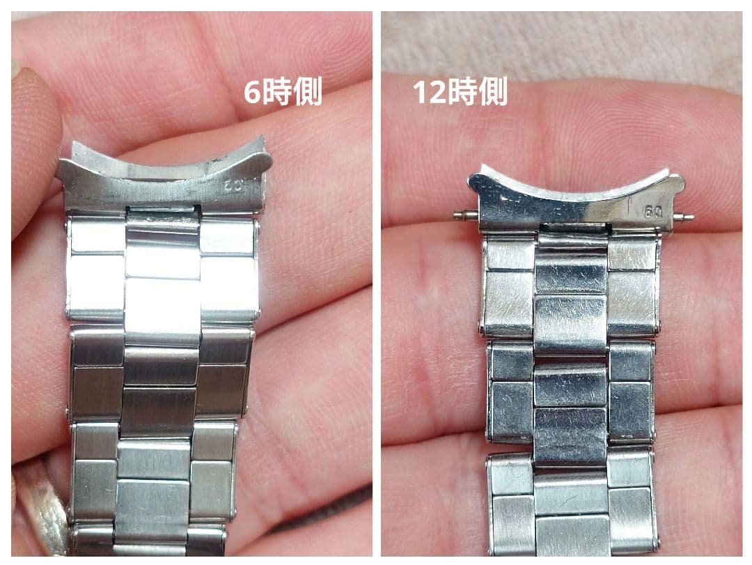 ROLEX ロレックス リベットブレス 19mm 訳あり