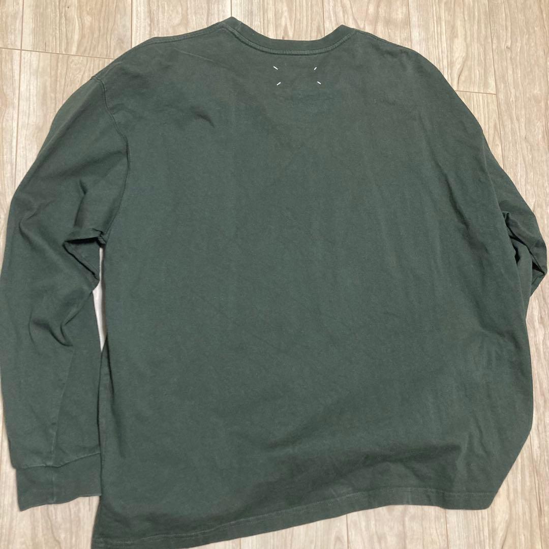 マルタンマルジェラ　ロンT オーバーサイズ　カーキ　50