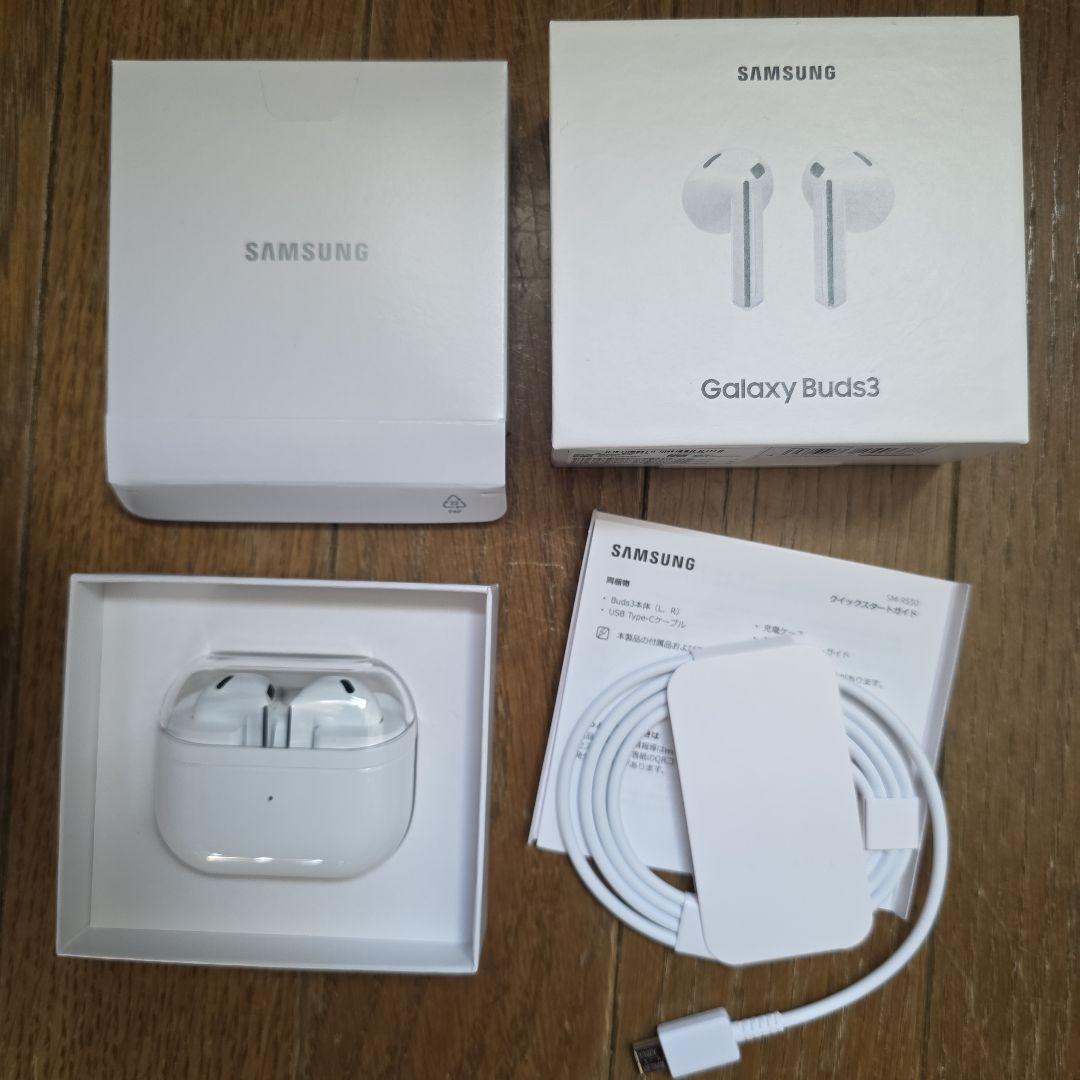 Galaxy Buds3 ギャラクシーバッツ3 ホワイト