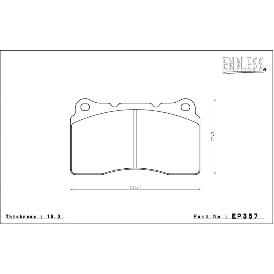 タ*店様 新品 FL5/FK8 シビックタイプR 低ダストブレーキパッド END