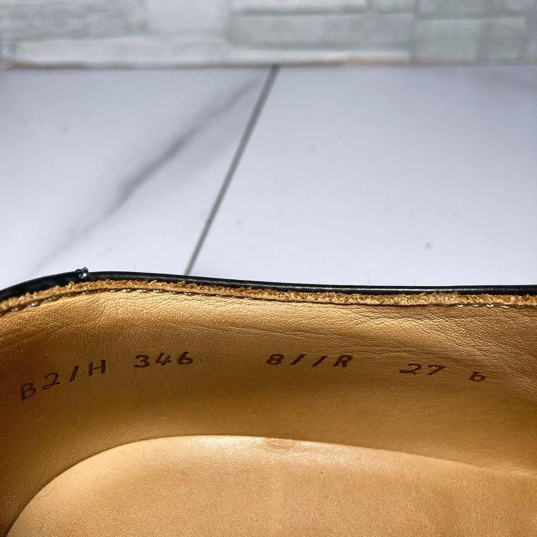 美品 REGAL 811R ビジネスシューズ ストレートチップ 本革 黒 27