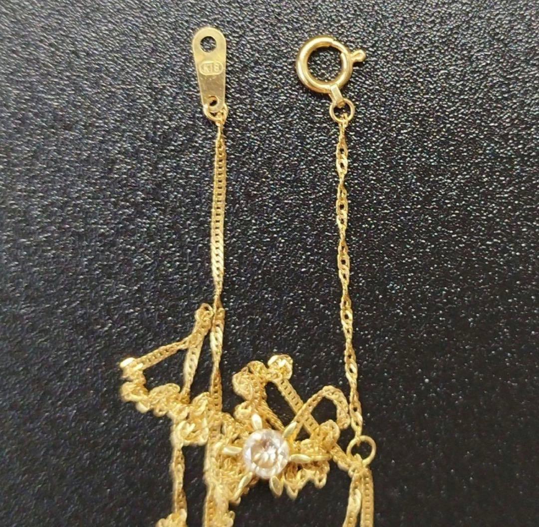 k18天然ブラウンダイヤモンドネックレス