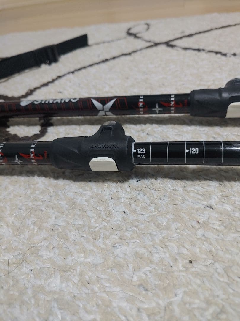 SINANO シナノ 伸縮式ストック スキーポール フリーX AL　状態良い