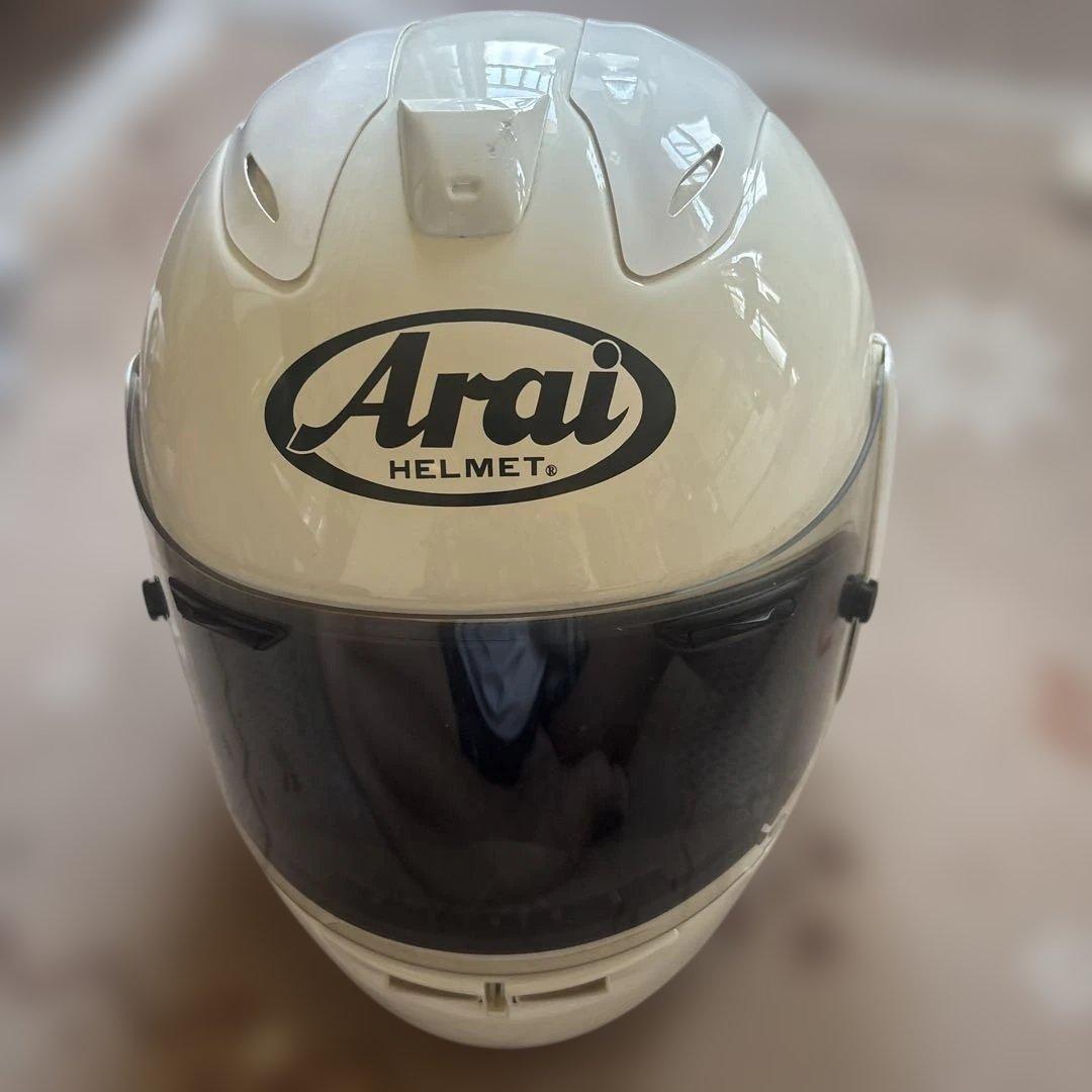 Arai ホワイト ジェットヘルメットサイズ57ー58Mサイズ