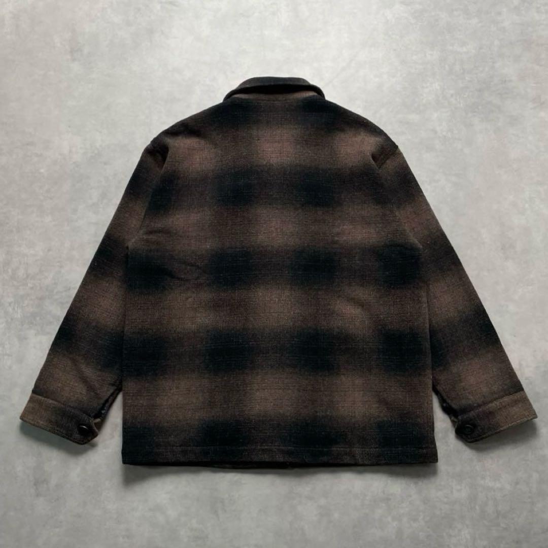 ジャケット・アウター 90s Oshkosh ombre check wool chore coat