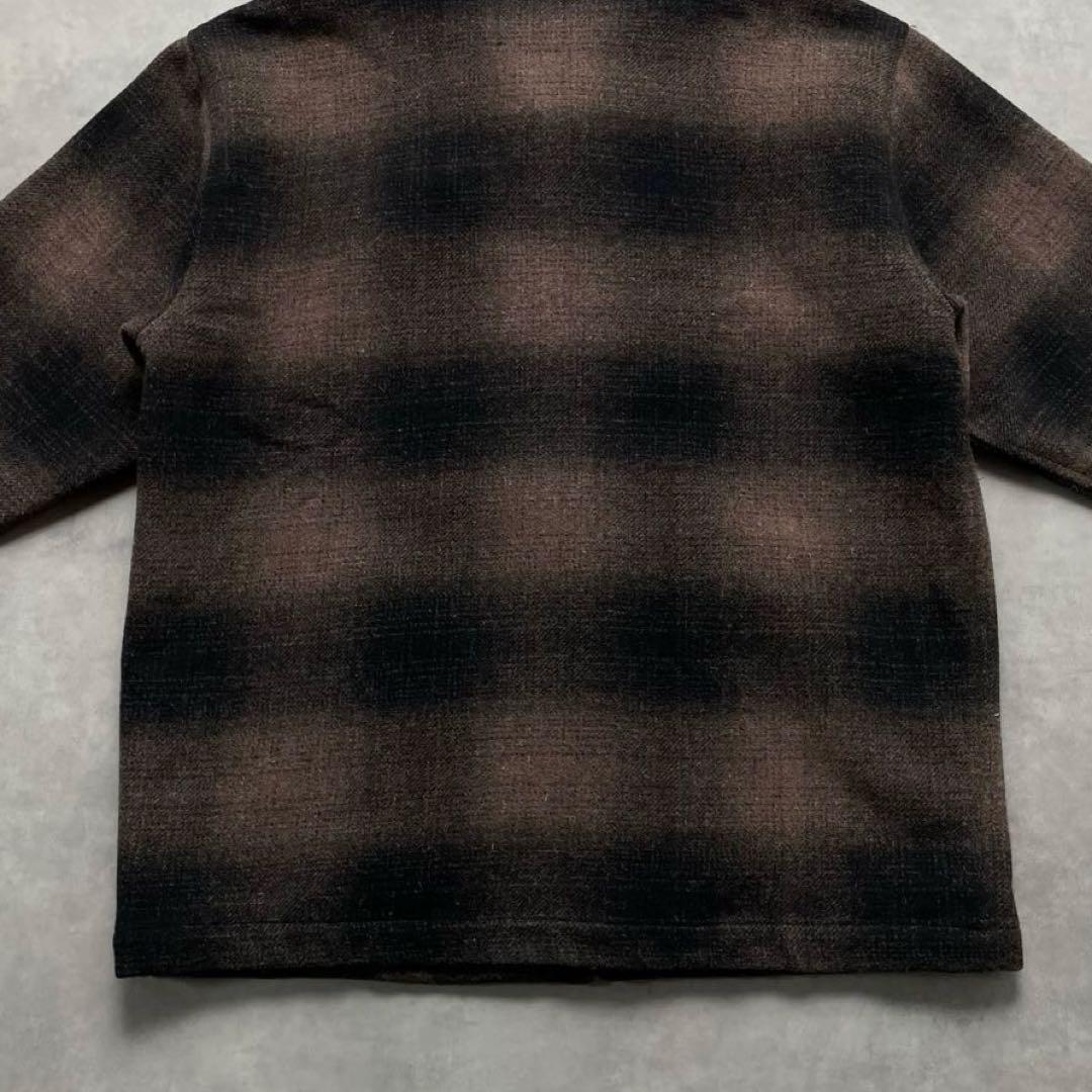 ジャケット・アウター 90s Oshkosh ombre check wool chore coat